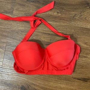 NWOT red swim top